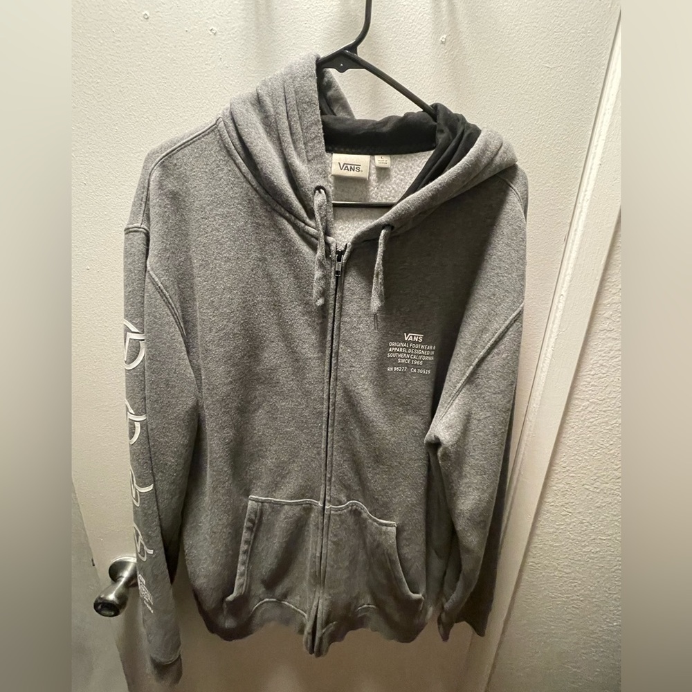 Vans zip up sweater